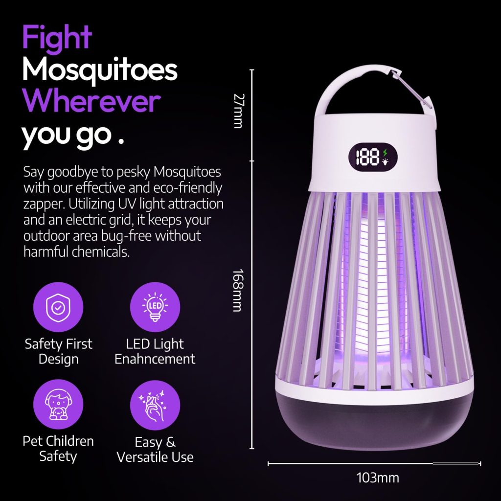 Features of Zappify 2.0 Bug Zapper