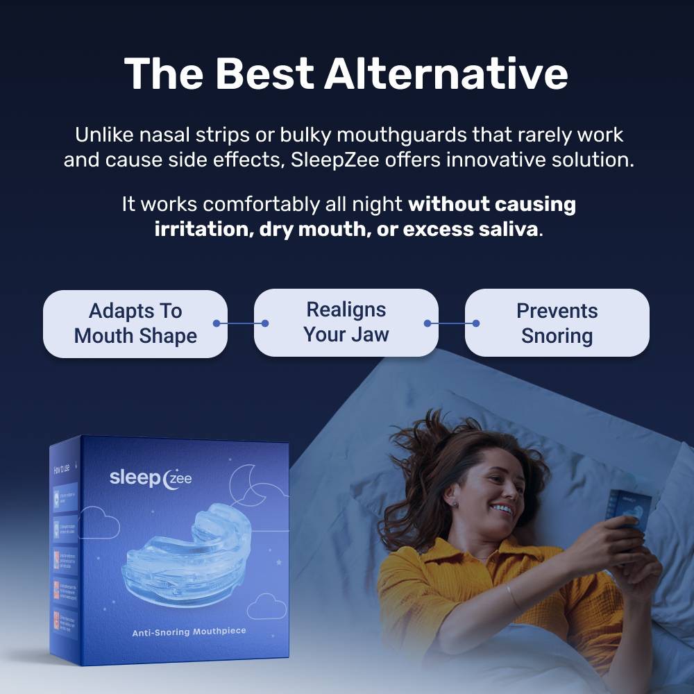 SleepZee Anti-Snoring Mouthpiece Features