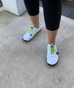 Women wearing Grounded Footwear Barefoot Shoes