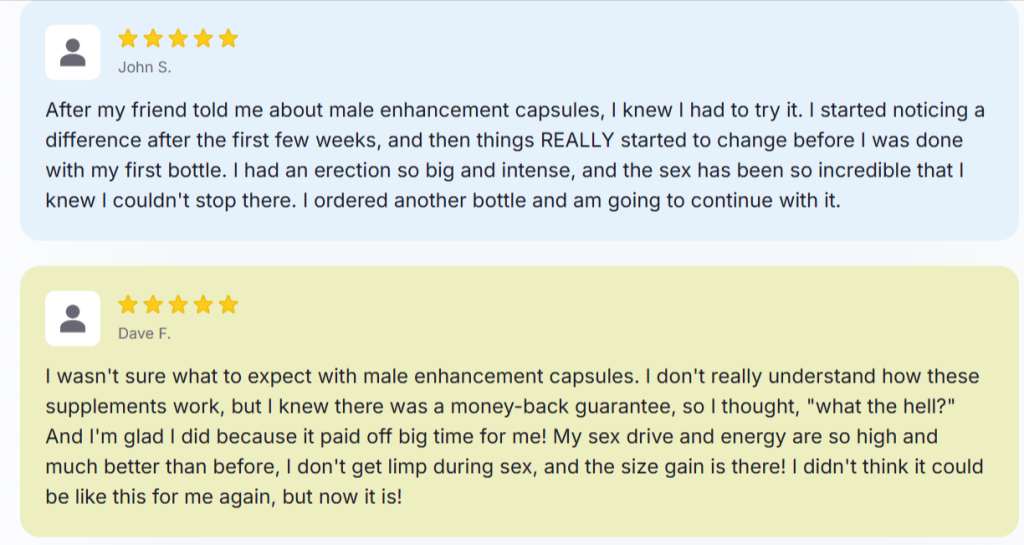 Bruno Male Enhancement Australia Customer Reviews