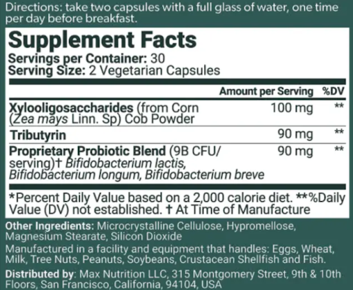 Ingredients Of Bioma Probiotics