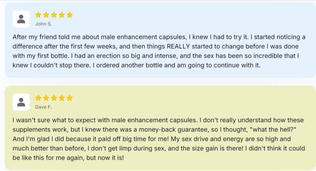 Manboa Male Enhancement Capsules Australia Customer Reviews