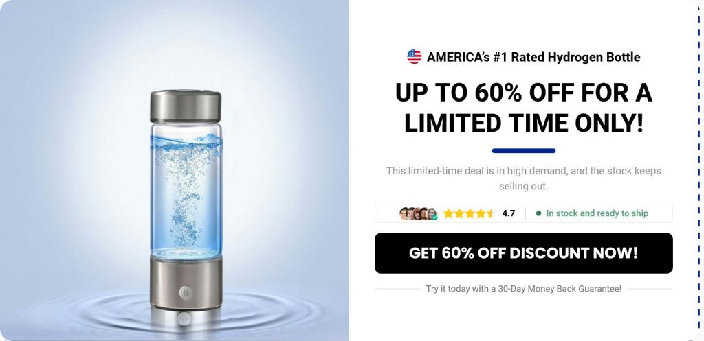 AquaFusion Hydrogen Water Bottle BUY