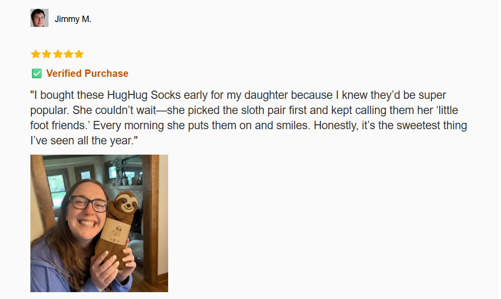 What Are People Saying About Vueeze HugHug Socks