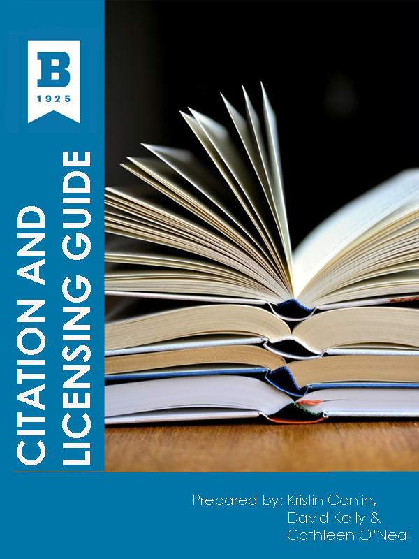 Cover image for Citation and Licensing Guide