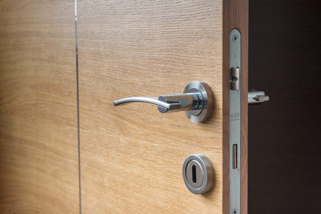 Door slightly ajar