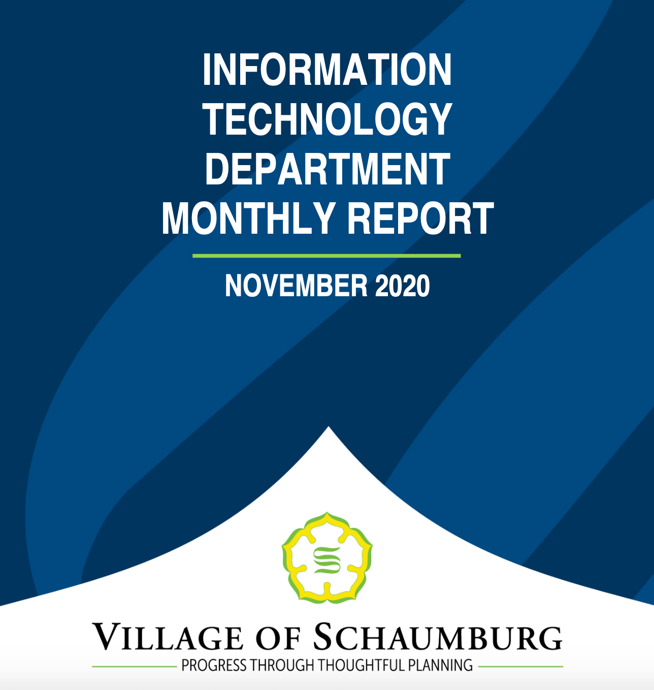 Village of Schaumburg Information Technology dept. monthly report
