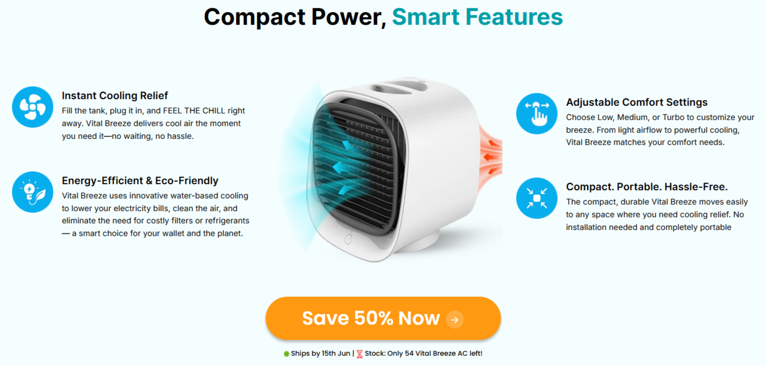 Features of Vital Breeze AC
